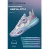Li Ning All City 10 V1 Anti-Slip Shock Absorption Wear-Resistant Rebound Low-Top Basketball Shoes Kids sneakers Gray White YKBS060-1