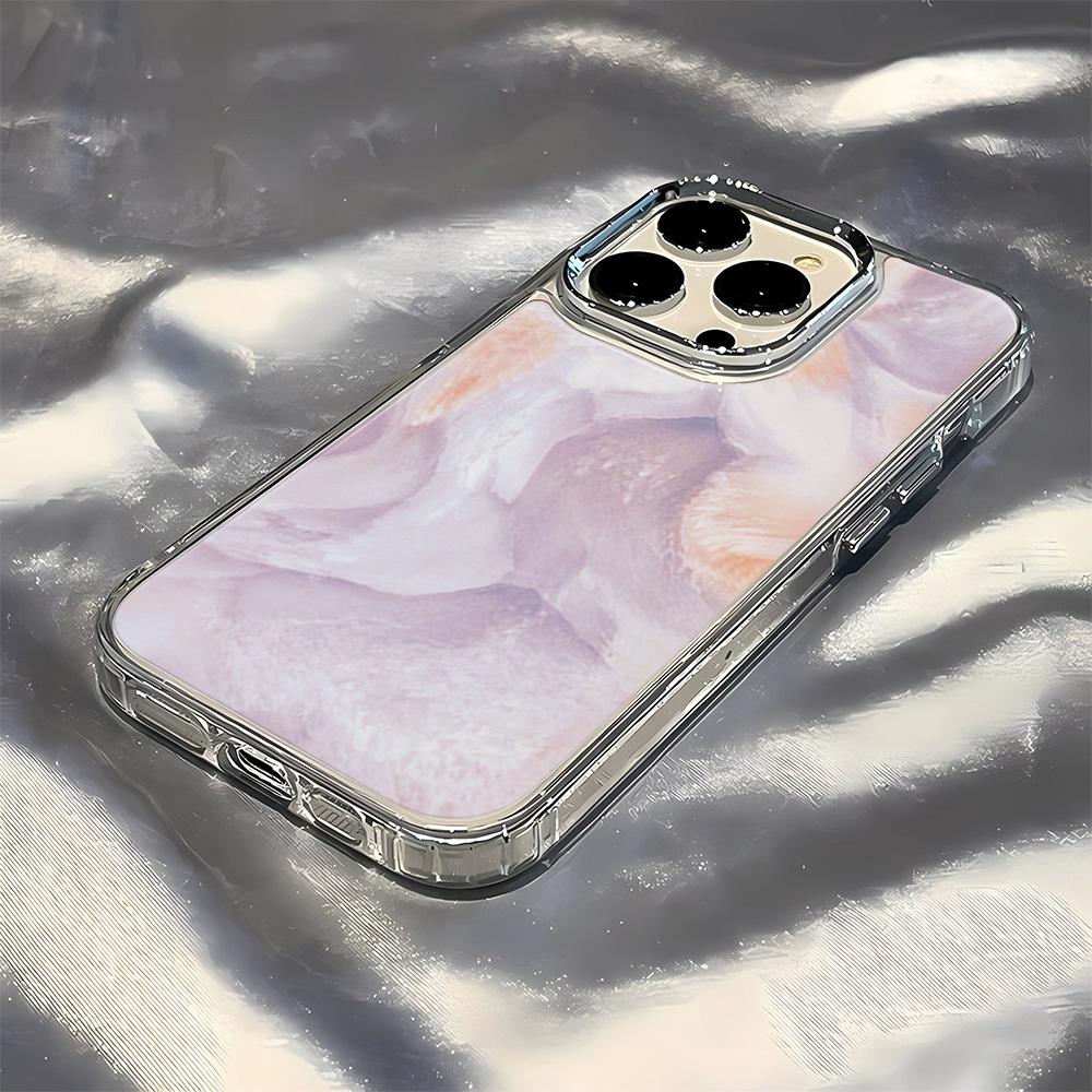 Purple Blending Clear Phone Case For IPhone 17 Air 16 15 14 13 12 11 Pro Max Back Cover For IPhone X XS XR 7 8 Plus Case Funda