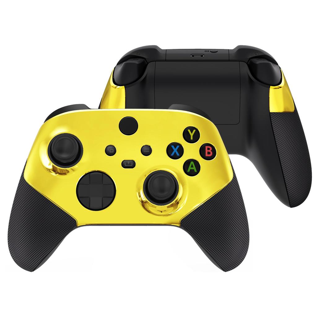 eXtremeRate Redesigned Grip Handle Faceplate for Xbox Core ASR Version Performance Rubberized Side Rail Grip Shell for Xbox Series X S Controllers