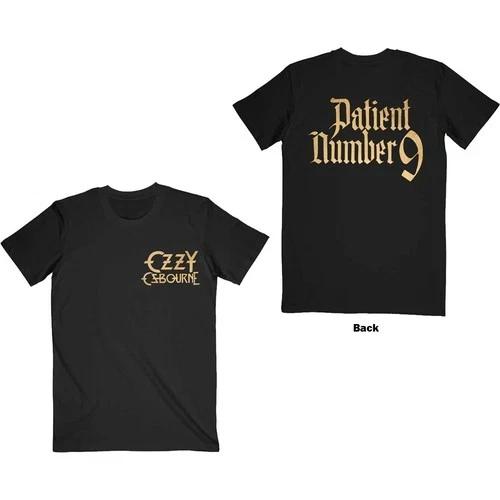 Ozzy Osbourne Unisex T-Shirt: Patient No. 9 Gold Graphic (Medium) 3XL