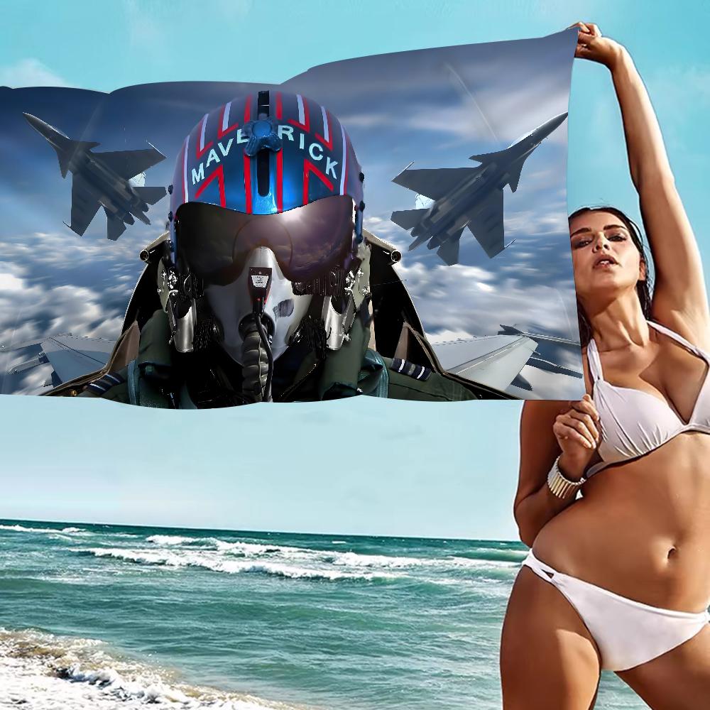 

Top Gun Maverick Microfiber Beach Towel Absorbent Quick dry Soft Yoga Swimming Resort Mountain Climbing Towel W40*H60(CM)