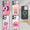 Cute Cartoon K-loopy Phone Case For iPhone 14,16,15,13,17,12,Plus,Pro,Max Magnetic For Magsafe Frosted Cover