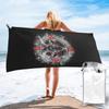 Okkulter Satanischer Pentagramm Strandtuch Weiche Mikrofaser Schnelltrocknend Saugfähig Schnelle Handtücher Für Bad