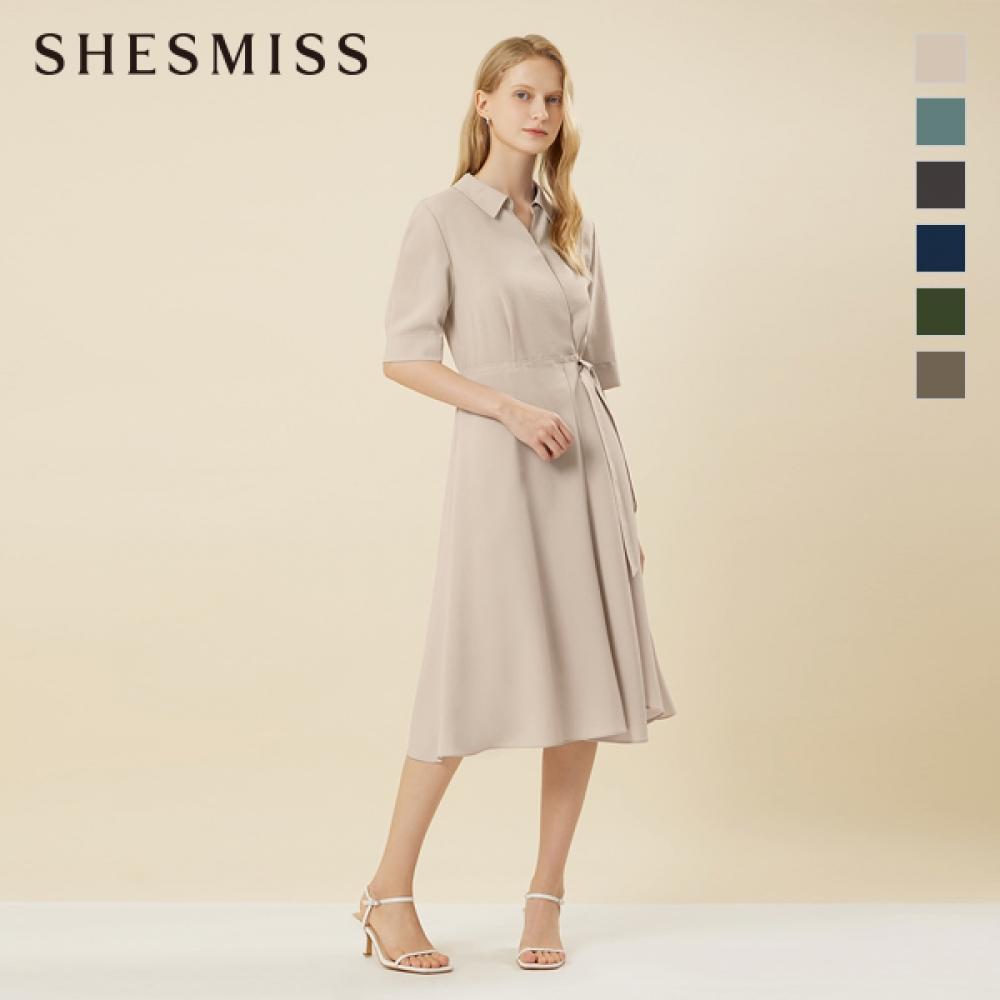 

She S miSS Open Collar Wrap dreSS Swwopn22010 Aqua/55