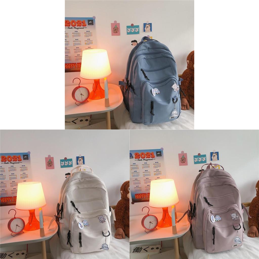 Stilvoller Rucksack mit großem Fassungsvermögen für Schüler, aus Nylon, für die Schule und das Studium