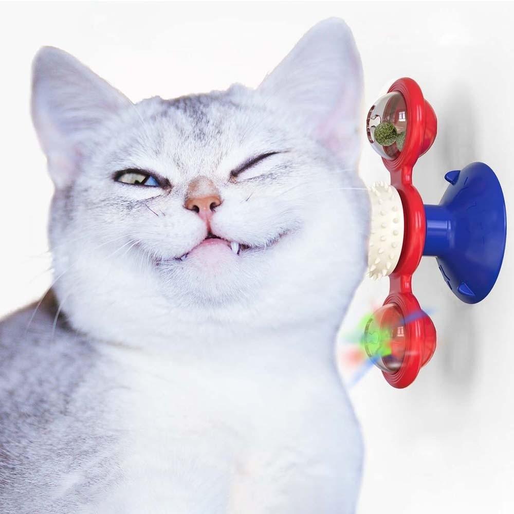 Kitten Puppy Pet Training Toy Interactive Rotatable Plaything for Cat Pet Training