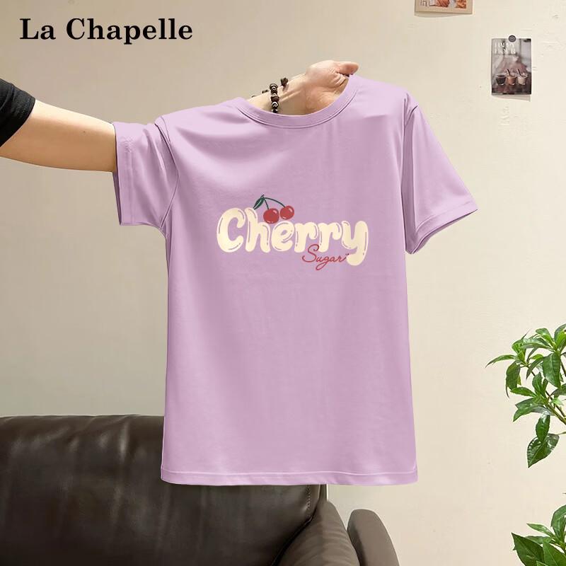 La Chapelle Women s Oversized Pure Cotton T-Shirt L