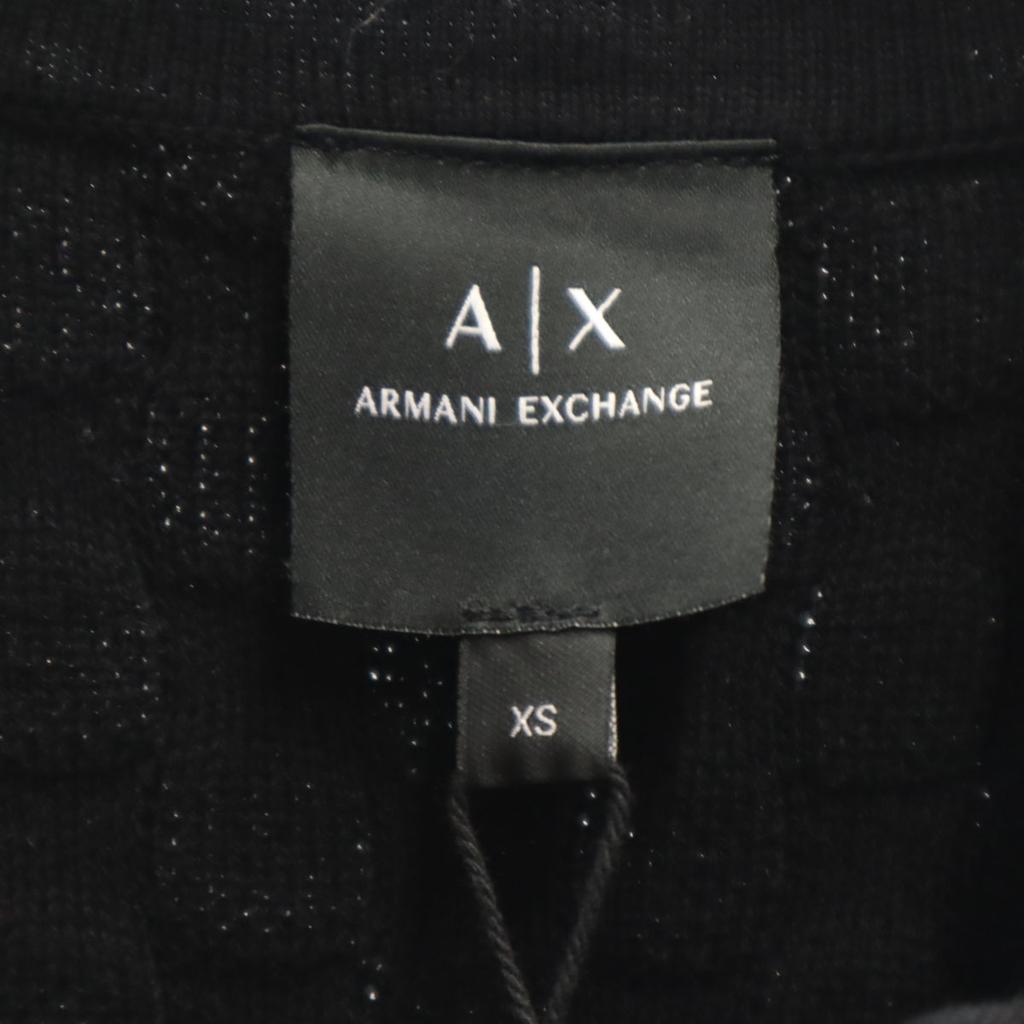 unused ARMANI EXCHANGE Knit jacket XS black Men's Used