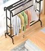 Vertical Clothes Drying & Coat Rack for Balcony or Bedroom
