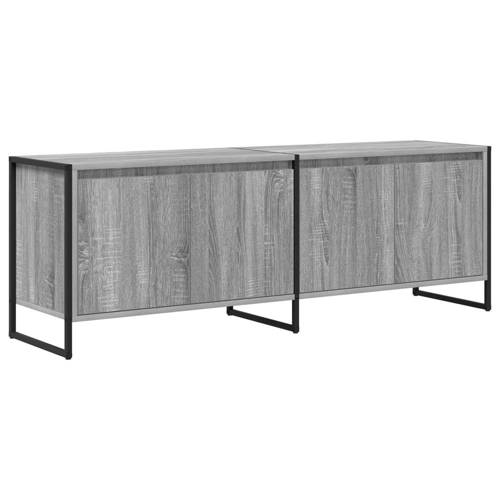 TV Stand in Grey Sonoma 140 x 36 x 49.5 cm Particleboard