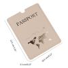 Durable PU Passport Cover Wedding Gift Credit Card Holder Gift for Traveler