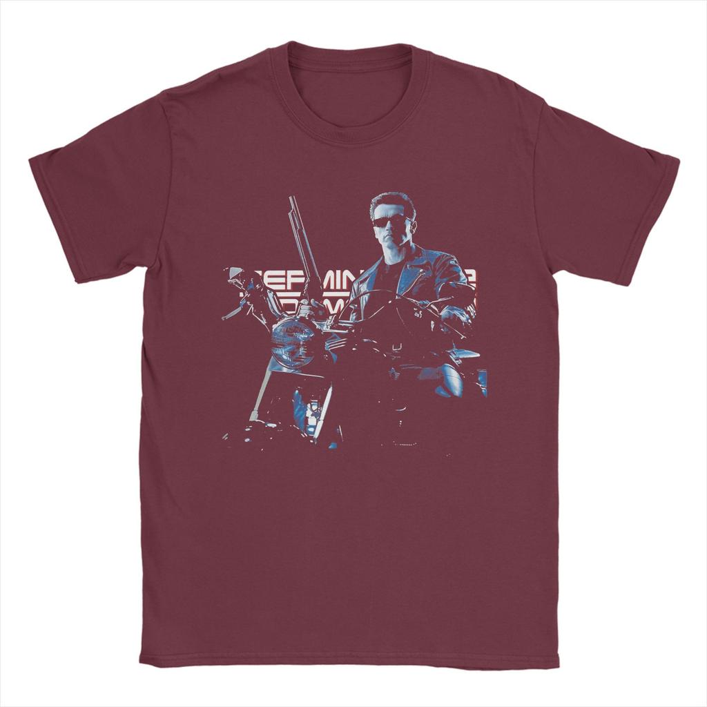 Movie Terminators T Shirt Men's  Pure Cotton Casual T-Shirts O Neck  Tee Shirt Short Sleeve Tops Gift Idea