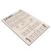Card Game Score Board Portable Score Tracker Sheet Fun Table Board Card Game Accessories for Party