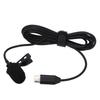 Lavalier Lapel Microphone Type C Omnidirectional Condenser Clip On Lapel Mic for Insta360 ONE RS