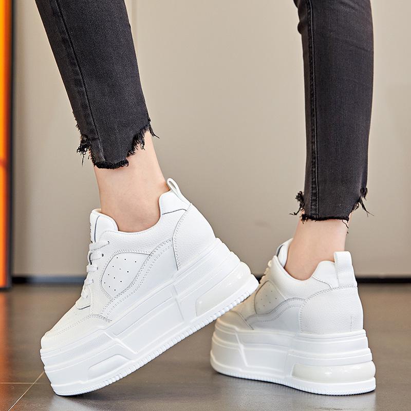 Innere Erhöhung neue Frühjahrs- und Herbst-Dicke Sohle Ins Sport- und Freizeitschuhe A