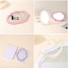 Artistic Cloud Shape Makeup Mirror for Desk and Tabletop Vanity Mirror with Adjustable Brackets Aesthetic Mirror Decors