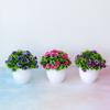 1pc Simulated Plants Flowers Potted Landscapes Garden Celebration Home Decor Outdoor Photography Props Flower Creative Ornaments
