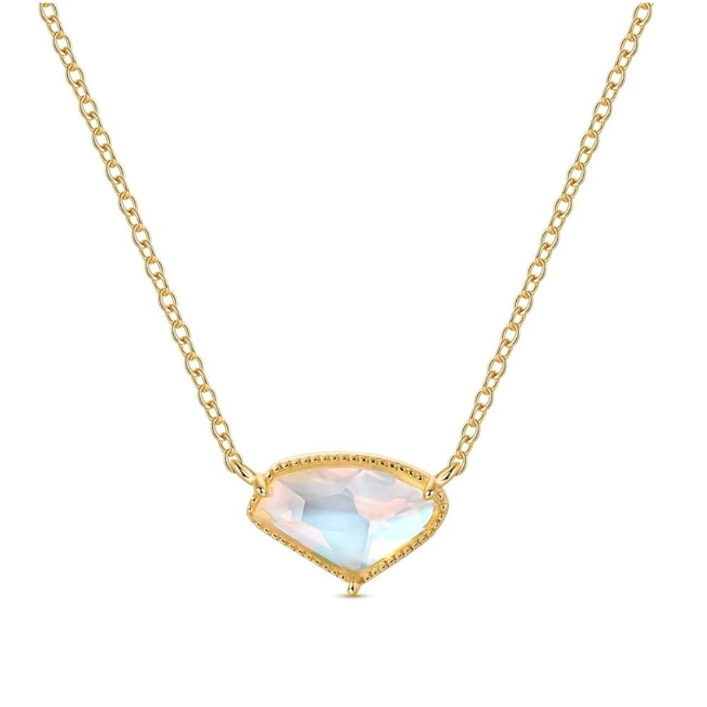 925 Silver Lucky Unicorn Necklace with Butterfly Firefly Bear Paw Print Zircon Chain Link Heart Jewelry for Women