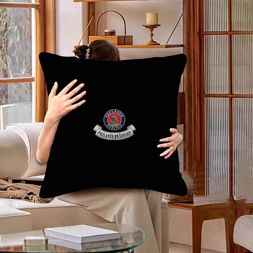 Deutsches Bier Paulaner Kissen Geschenk Heim Büro Dekoration Schlafzimmer Sofa Auto Kissenbezug Hülle 45x45