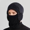 Warm Mask Earflap Hat Winter Trapper Fur Hat