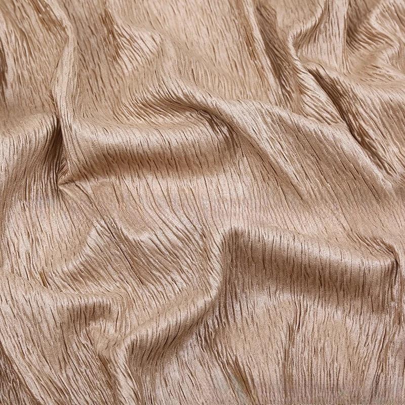 Solid Color Ethnic Style Washed Linen Cotton Cloth Fold Crepe Linen Fabric Handmade Sewing Diy for Dress Trousers Summer T-shirt