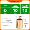 Self-Lubricating Oil-Impregnated Copper Bearing Bushing, Inner Guide 3-5, 6-8, 10-14, 15-32