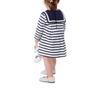 Dress A0CNY 12 Months 74cm [Petit Bateau] Off-white/Navy