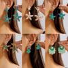 Pearl Rhinestone Dangle Earrings Bohemian Shell Drop Earrings Starfish Stud Earrings  Vacation