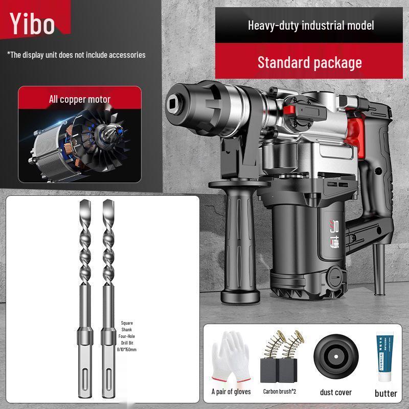 Multi-functional High-Power Electric Hammer Drill and Pickaxe for Industrial and Household Use