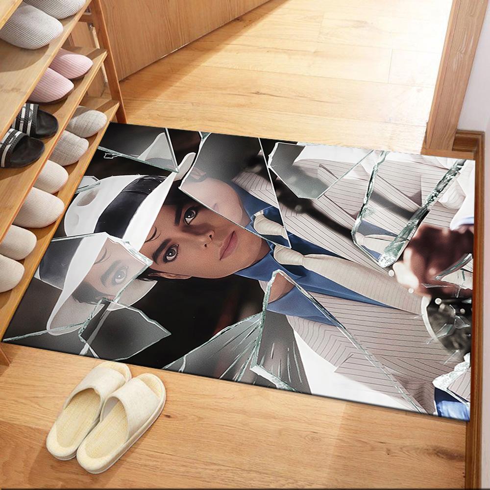 Michael Jackson 102 Floor Mat Suitable for Study room Dormitory Living Rooms Game Room Antislip Carpet Decorate Offices Perfect Gift for Women/Men