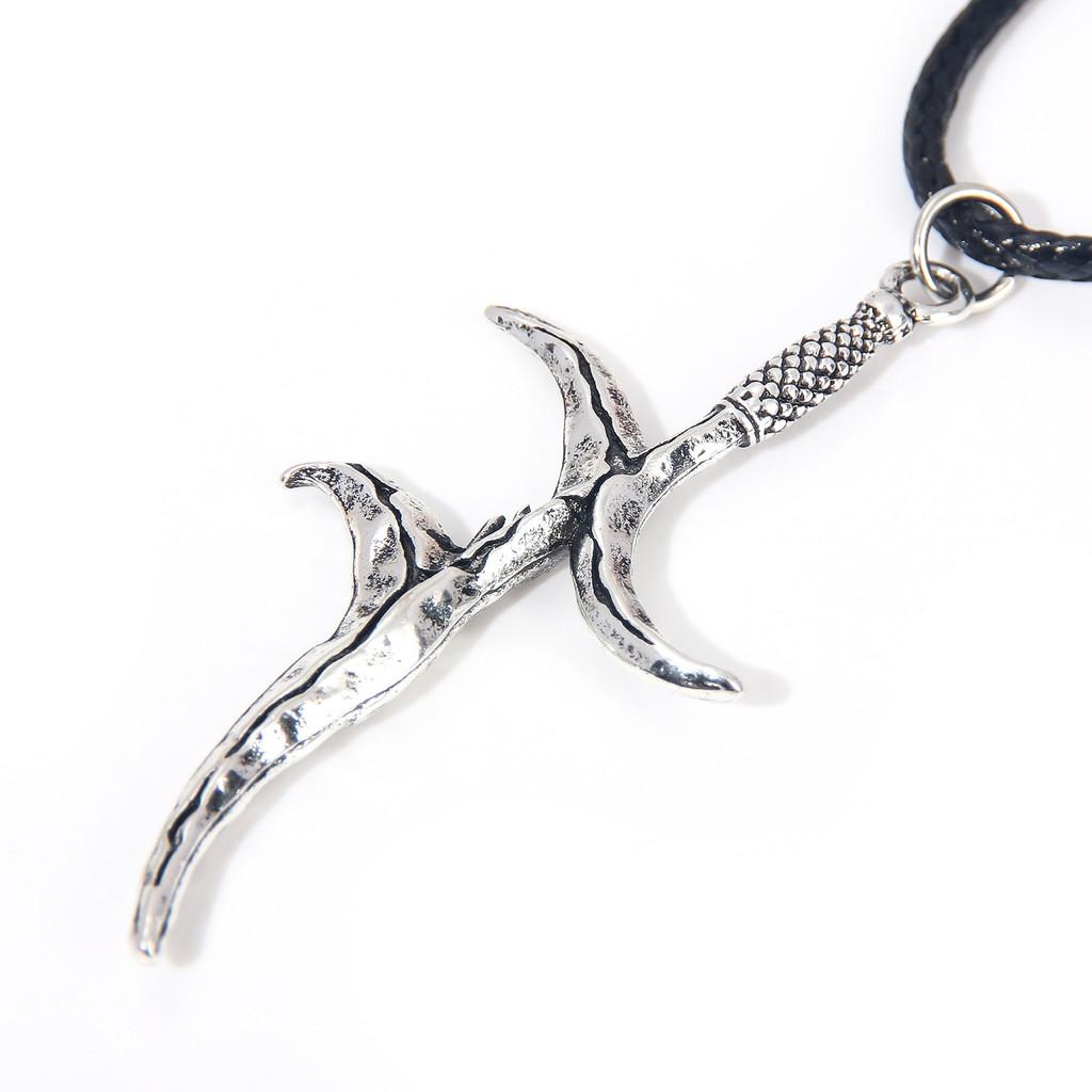Necklace Melina Sword Alloy Pendant Retro Jewelry Collectors For