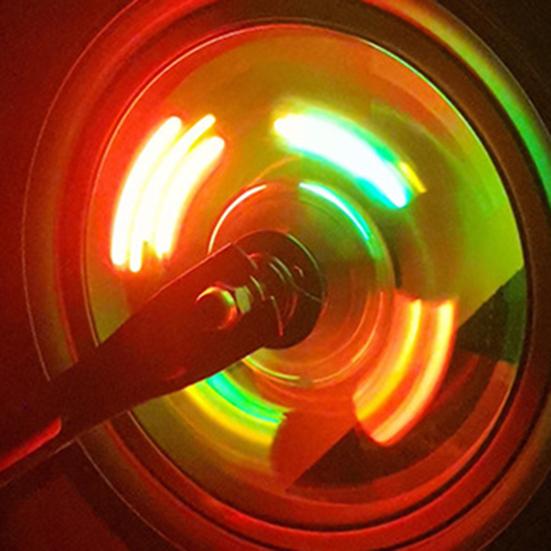 Kids Balance Bike Spoke Light Waterproof Ladybug Shape Road Mountain Bike Wheel Decoration Lamp Night Riding LED Safety Warning Lamp Bike Accessories