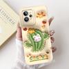 For Realme GT2 Pro Realme GT7 Pro Phone Case Realme Neo2 GT 2 Fundas Liquid Silicone Soft Back Cover Rabbit Panda Flower Capa