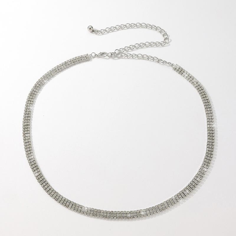

Великолепная и Модная Женская Цепочка на Талию Полностью Бриллиантовая Женская в Стиле Легкой Роскоши Элегантная Блестящая Сверкающая Цепочка на Талию