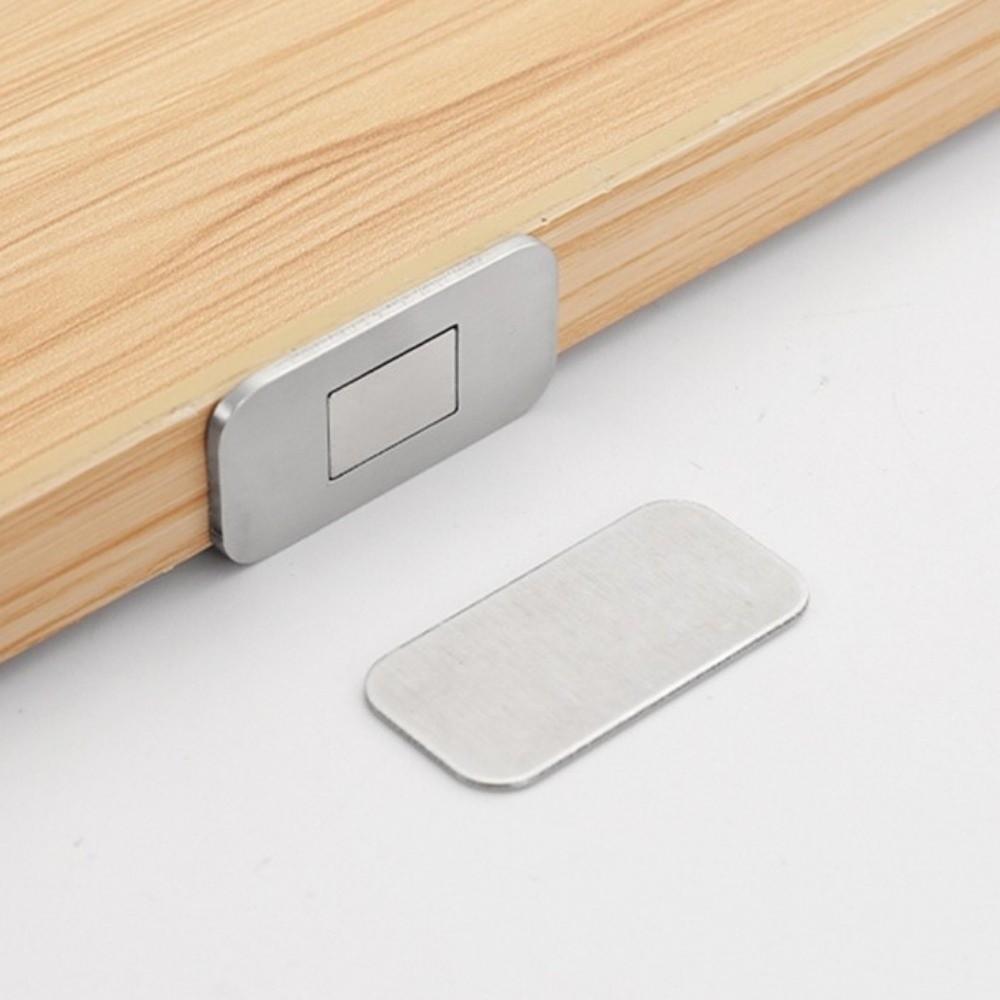 6Pcs/set Invisible Design Cabinet Catch Strong Magnetic Invisible Door Suction  Drawer Stops