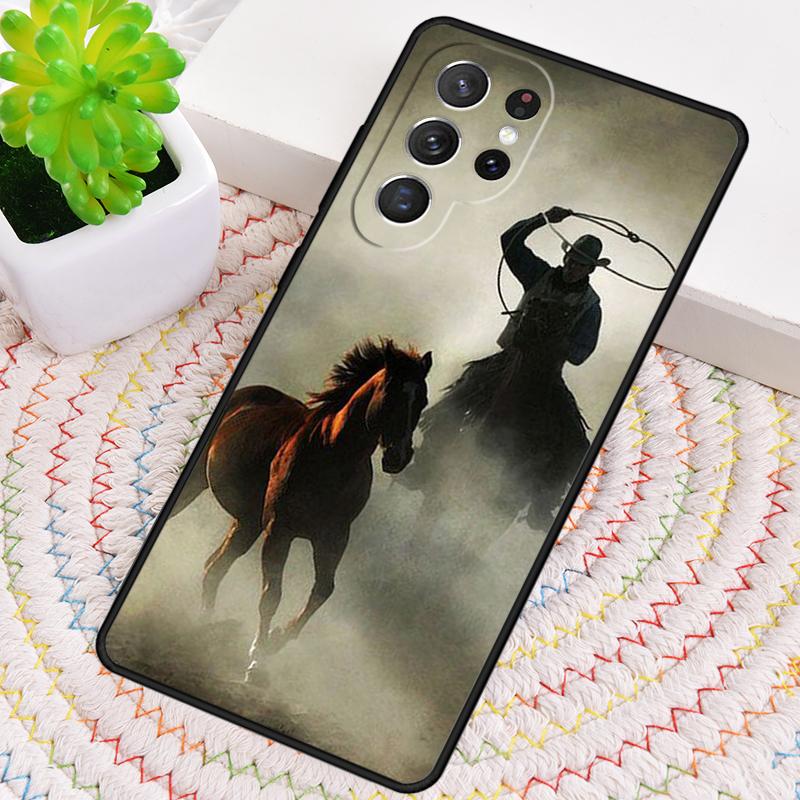 Extreme Sport Rodeo Cowboy Lasso Phone Case for Samsung Galaxy Note 10 Pro S26 Ultra S23 S24 FE S25 S21 S22 PLUS Shockproof Cove