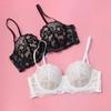 1PC Sutiãs Sexy de Renda Para Mulheres Roupa Interior Respirável Gather Push Up Sutiã Lingerie Cor Sólida Sem Costura Bralette Mulheres Lingerie