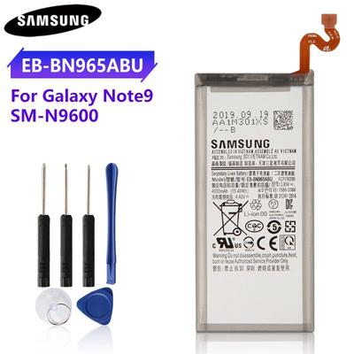 Bateria de Substituição Original EB-BN965ABU Para Samsung Galaxy Note9 Note 9 SM-N9600 N960F N960U N960N N960W SM-N960X 4000mAh
