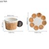 Cookie Handle Ceramic Mug Cookie Plate Creative Breakfast Cup Coffee Cup Milk Cup Beverage Cups Household Water Cups Teacup