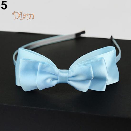Tenfyer Fashion Women Girl Big Bowknot Hair Hoop Headband Clip Accessory Xmas Gift