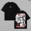 Japanese Anime Washed Oversized T-Shirt Chainsaw Man Printed Men Women Streetwear Y2k Hip Hop Short Sleeve Cotton High Quality Female Male Clothing