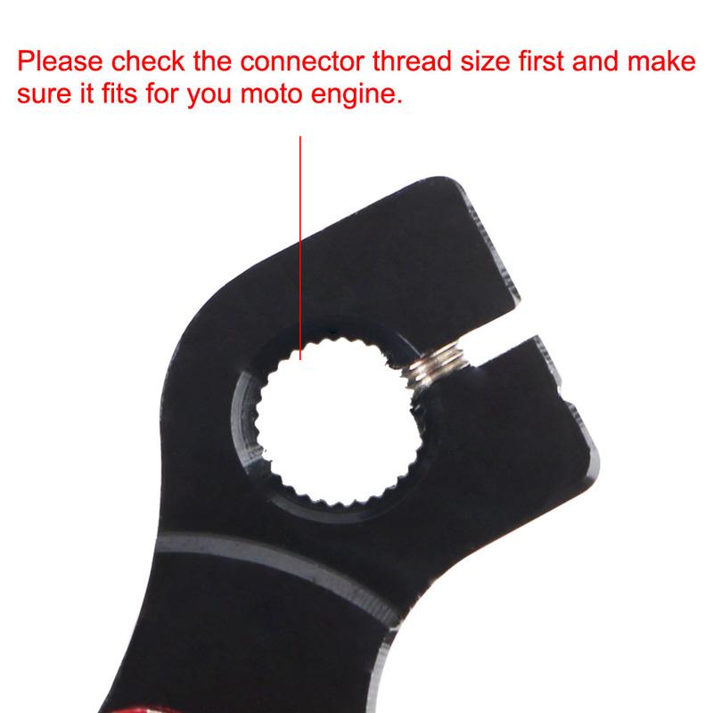 For Honda 139QMB CNC 1pc Moto Start Rod Aluminum Alloy Moto Accessories Motorcycle Starter Lever Engine Kick Start Levers