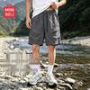 MINISO Men's Summer Breathable Loose Cargo Shorts