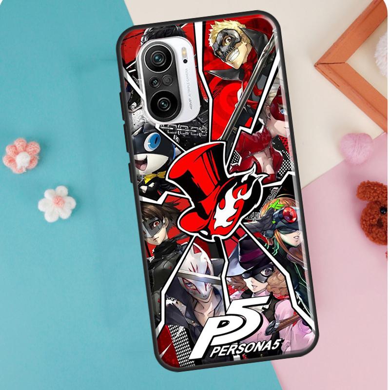Persona 5 Yıldızları Xiaomi Mi 11 Lite Mi 12 Pro 12X 10T 11T Pro İçin Kılıf Kapak POCO X3 X4 Pro GT M3 M4 F3 İçin