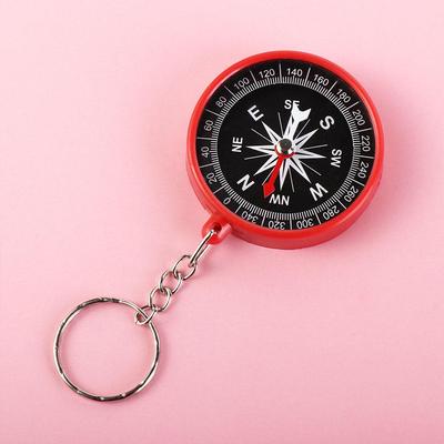 Camping Mini Compass Pendant Hiking Navigation Tools Travel Pocket Compass Keychain  Kids