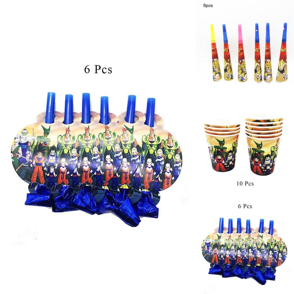 Dragon Ball Z Theme Party Decor Supplies Tableware For Joyful Birthday Gatherings