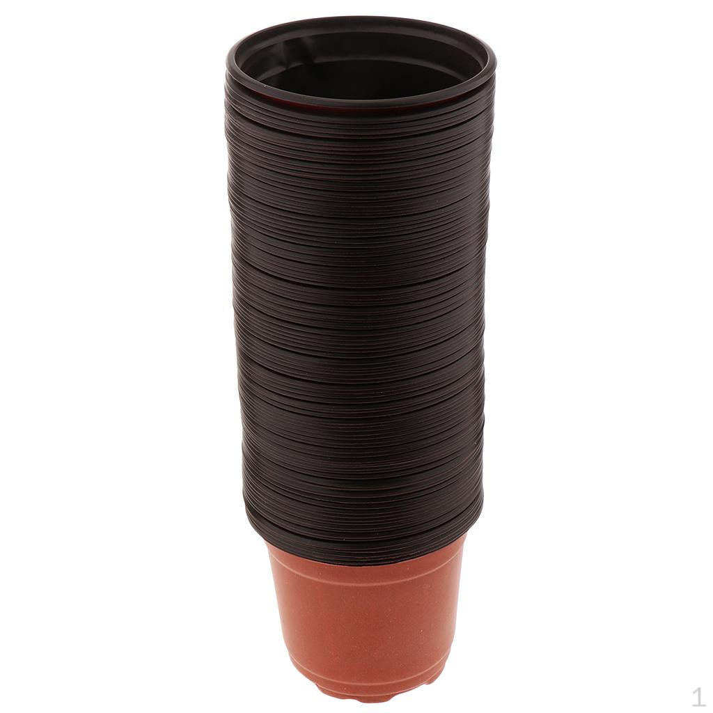 

Flower Plastic Pots Nursery Containers 120mm