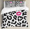 Leopard Print Printed Comfort Duvet Cover Pillow Case Home Textile Quilt Cover Boy Kid Teen Girl Luxury 3pcs Bedding Set