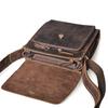 Herren Vintage Crazy Horse Oberleder Rindsleder Crossbody Sling Tasche 10 Zoll Umhängetasche Für Outdoor Reisen Geschäftsgebrauch