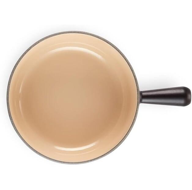 Fondue Pan Classic Caquelon Le Creuset Matte Black 24 Cm (20007240002460)